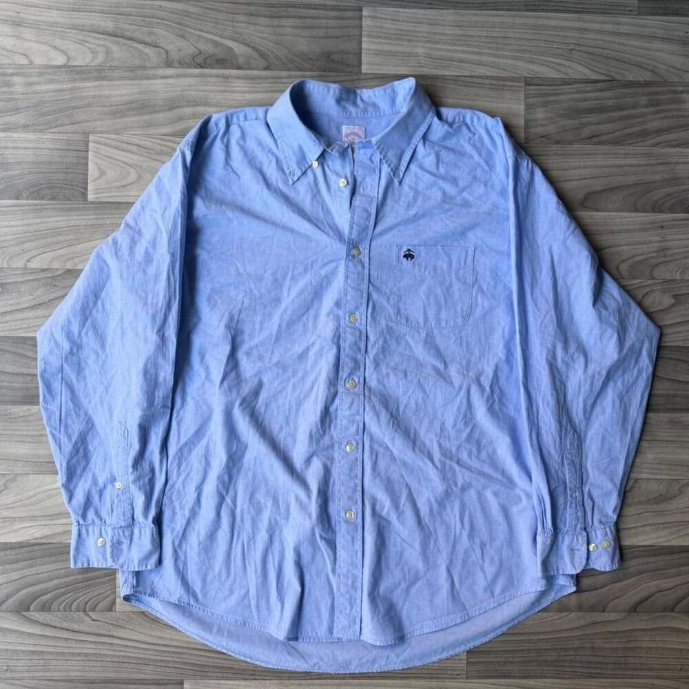 Brooks Brothers 346 Regular Fit Button Up Shirt XL